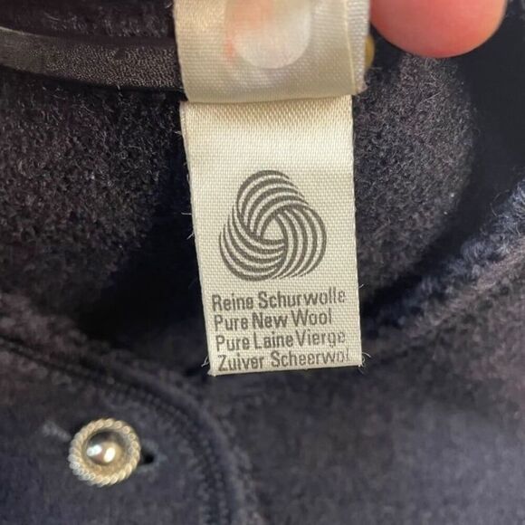 Reine Schurwolle Vntg Giesswein Pure New Wool Cardigan Sweater Women's Button Up - Picture 6 of 6